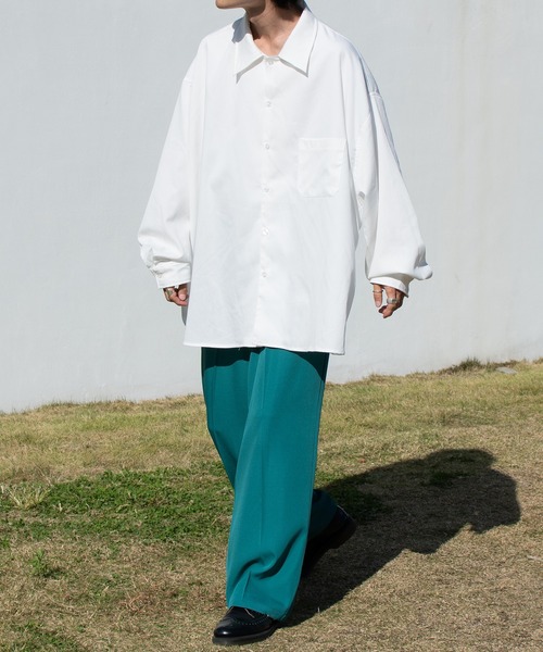 Perushu(ペルーシュ)の「センタープレスワイドカラースラックス(その他パンツ・メンズ・レッド/グリーン/ライトブラウン・SMALL/MEDIUM/LARGE)」の17枚目の写真