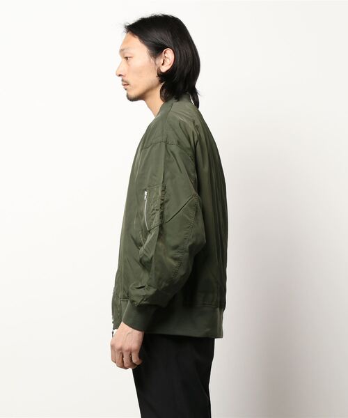 coca（coca）（コカ）の「メンズ ナイロンツイルMA-1（MA-1・メンズ・ブラック/カーキ・M/L）」の18枚目の写真