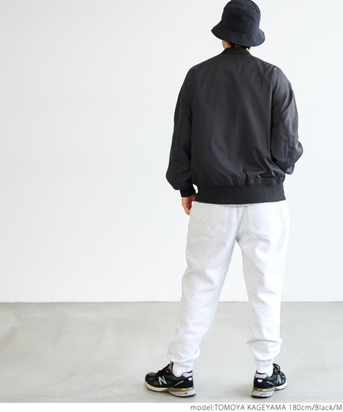 coca（coca）（コカ）の「メンズ ナイロンツイルMA-1（MA-1・メンズ・ブラック/カーキ・M/L）」の8枚目の写真