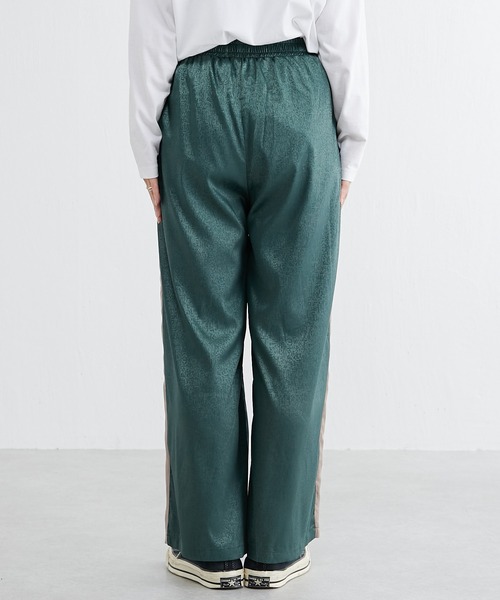 BONbazaar（ボンバザール）の「サテンジャガードライン入りパンツ（その他パンツ・レディース・ブラック/グリーン・FREE）」の17枚目の写真