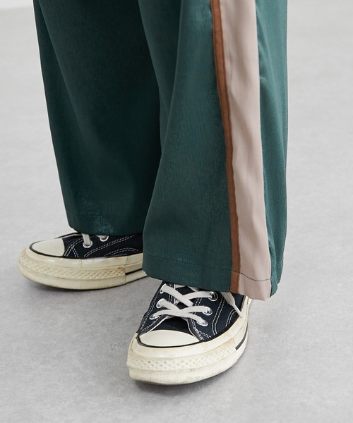 BONbazaar（ボンバザール）の「サテンジャガードライン入りパンツ（その他パンツ・レディース・ブラック/グリーン・FREE）」の20枚目の写真