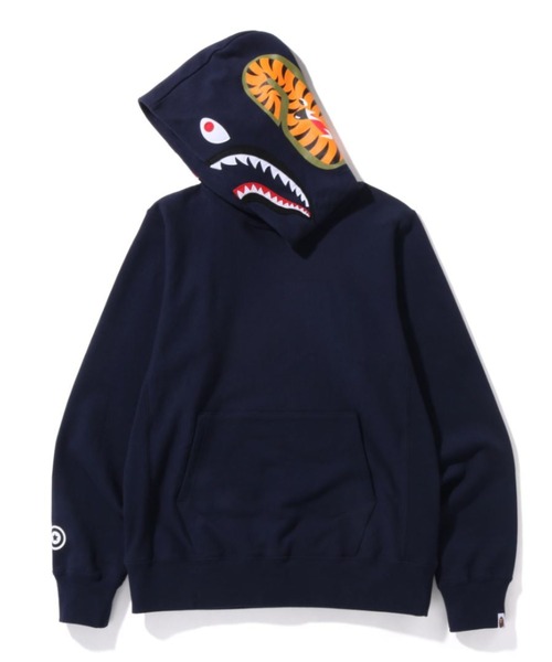 A BATHING APE（アベイシングエイプ）の「SHARK PULLOVER HOODIE M