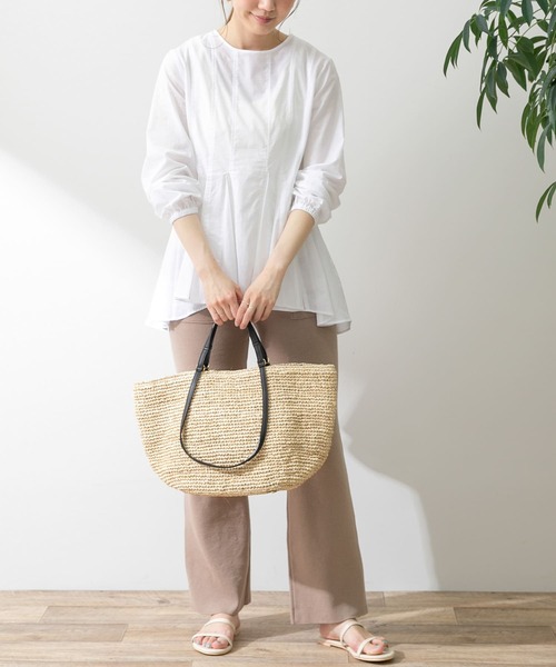 URBAN RESEARCH Sonny Label（アーバンリサーチサニーレーベル）の「コットンローンマチフレアブラウス（シャツ/ブラウス・レディース・オフホワイト/ブラック/カーキ/イエロー・FREE）」の13枚目の写真