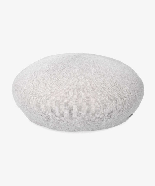 OVERRIDE（オーバーライド）の「OVERRIDE TM E.HEMP BERET（ハンチング/ベレー帽・レディース・ブラック/ベージュ/グレー/ピンク・M/57.5cm/L59cm）」の12枚目の写真