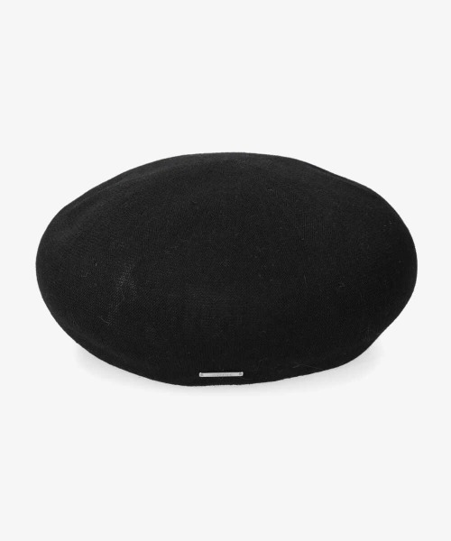 OVERRIDE（オーバーライド）の「OVERRIDE TM E.HEMP BERET（ハンチング/ベレー帽・レディース・ブラック/ベージュ/グレー/ピンク・M/57.5cm/L59cm）」の16枚目の写真