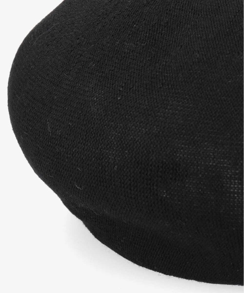 OVERRIDE（オーバーライド）の「OVERRIDE TM E.HEMP BERET（ハンチング/ベレー帽・レディース・ブラック/ベージュ/グレー/ピンク・M/57.5cm/L59cm）」の19枚目の写真