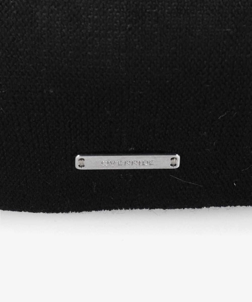 OVERRIDE（オーバーライド）の「OVERRIDE TM E.HEMP BERET（ハンチング/ベレー帽・レディース・ブラック/ベージュ/グレー/ピンク・M/57.5cm/L59cm）」の7枚目の写真