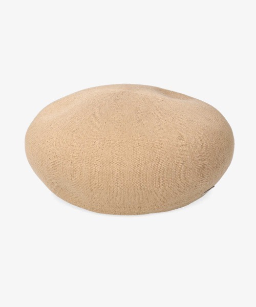 OVERRIDE（オーバーライド）の「OVERRIDE TM E.HEMP BERET（ハンチング/ベレー帽・レディース・ブラック/ベージュ/グレー/ピンク・M/57.5cm/L59cm）」の6枚目の写真