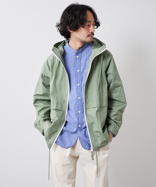 CIAOPANIC TYPY（チャオパニックティピー）の「【なにわ男子  西畑大吾さん着用】OSOROコットン100%フードシャウター（マウンテンパーカー・メンズ・ブラック/カーキ/アイボリー・S/M/L）」の21枚目の写真