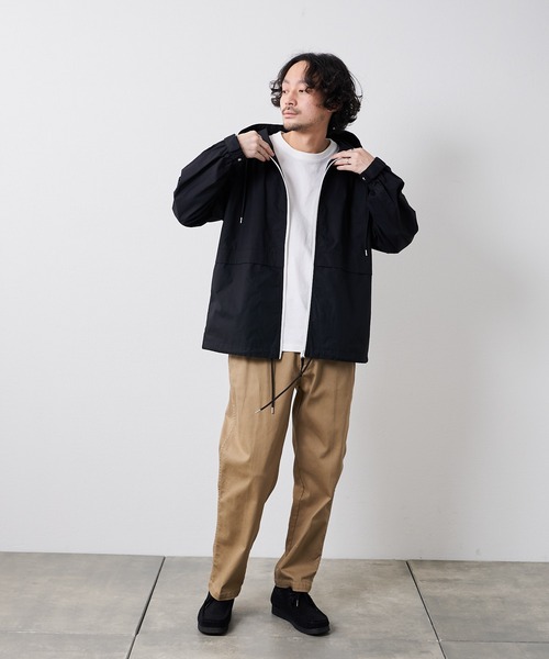 CIAOPANIC TYPY（チャオパニックティピー）の「【なにわ男子  西畑大吾さん着用】OSOROコットン100%フードシャウター（マウンテンパーカー・メンズ・ブラック/カーキ/アイボリー・S/M/L）」の20枚目の写真