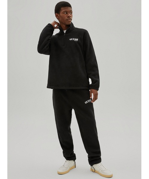 Guess(ゲス)の「GUESS Originals Half-Zip Pullover(スウェット・メンズ・ホワイト/ブラック・MEDIUM/LARGE/SMALL/X-LARGE)」の10枚目の写真