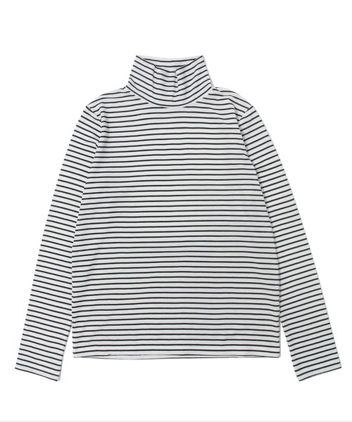 one way（ワンウェイ）の「スタンドネックトップス（Tシャツ/カットソー・レディース・ホワイト/ライトブルー/ライトグリーン/ホワイト系その他・FREE）」の3枚目の写真