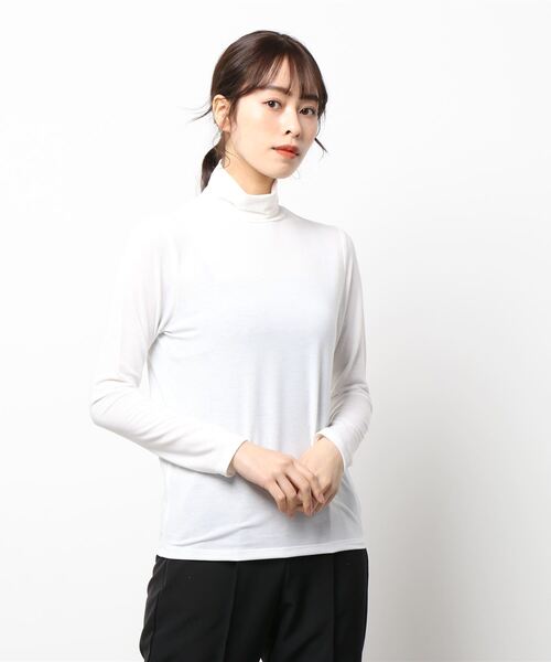 one way（ワンウェイ）の「スタンドネックトップス（Tシャツ/カットソー・レディース・ホワイト/ライトブルー/ライトグリーン/ホワイト系その他・FREE）」の15枚目の写真