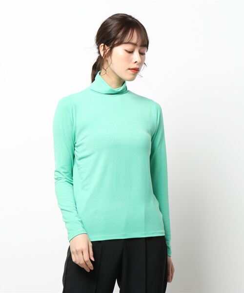 one way（ワンウェイ）の「スタンドネックトップス（Tシャツ/カットソー・レディース・ホワイト/ライトブルー/ライトグリーン/ホワイト系その他・FREE）」の16枚目の写真