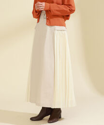 Ray BEAMS | Ray BEAMS / サイド プリーツ スカート(スカート)