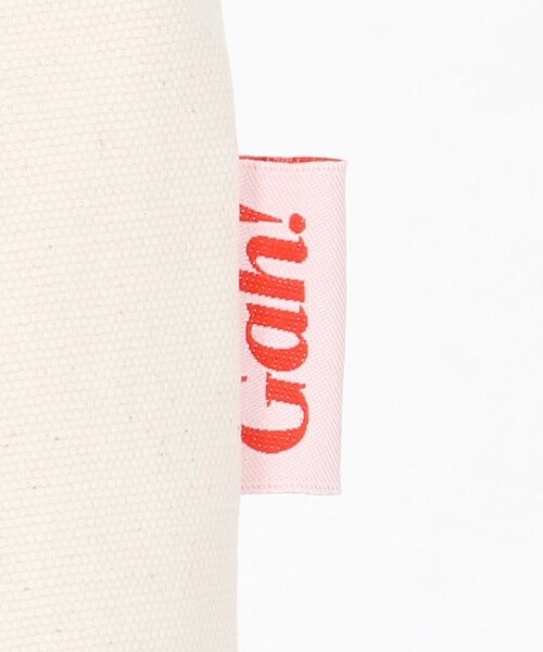 FREAK'S STORE(フリークスストア)の「Lisa Says Gah/リサ セイ ガウ GAH TOTE/ガートート(ロゴトートバッグ)(トートバッグ・レディース・ピンク/ナチュラル・ONE SIZE)」の4枚目の写真