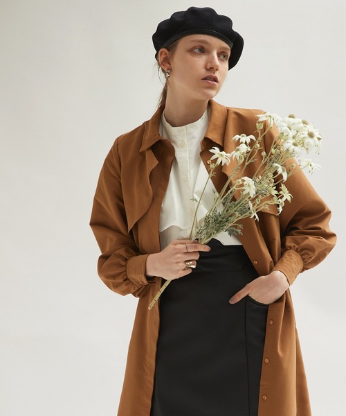 Keeepy(キーピー)の「【Keeepy】short sleeve button design oversized shirt(シャツ/ブラウス・レディース・ホワイト/ブラック・FREE)」の7枚目の写真