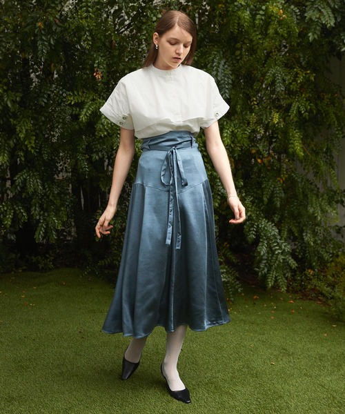 Keeepy(キーピー)の「【Keeepy】short sleeve button design oversized shirt(シャツ/ブラウス・レディース・ホワイト/ブラック・FREE)」の10枚目の写真