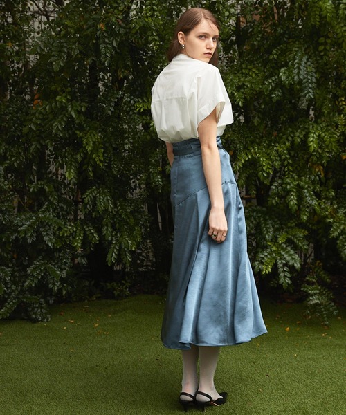 Keeepy(キーピー)の「【Keeepy】short sleeve button design oversized shirt(シャツ/ブラウス・レディース・ホワイト/ブラック・FREE)」の11枚目の写真