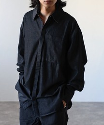 CREARE -LINO- | ビックポケット オーバーサイズ ルーズシャツ<ユニセックス>(シャツ/ブラウス)