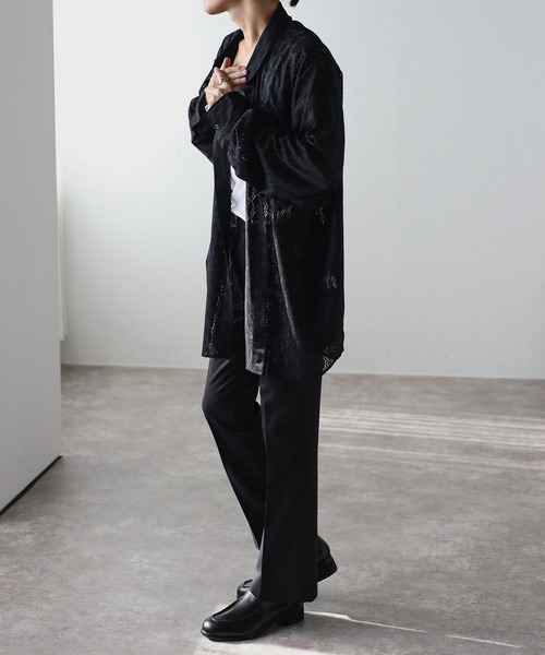 セール】ビックポケット オーバーサイズ ルーズシャツ<ユニセックス