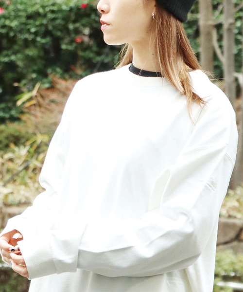 WILD THINGS(ワイルドシングス)の「WILDTHINGS / ワイルドシングス PIGMENT DYED CREW SWEAT クルーネックスウェット(スウェット)」|ホワイト