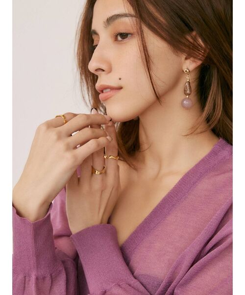 EVRIS（エヴリス）の「LIGHT WEIGHT 3PCS リング（リング・レディース・シルバー/ゴールド・FREE）」の3枚目の写真