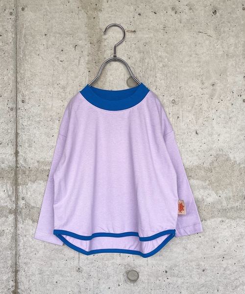 Life Support Products（ライフサポートプロダクツ）の「防汚加工ラウンドロンT（80～150cm）（Tシャツ/カットソー・キッズ・レッド/イエロー/ブルー/グリーン/ラベンダー/チャコール/ホワイト系その他/グレー系その他・90/100/110/120/80/130/95/140/150）」の7枚目の写真