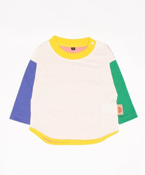 Life Support Products（ライフサポートプロダクツ）の「防汚加工ラウンドロンT（80～150cm）（Tシャツ/カットソー・キッズ・レッド/イエロー/ブルー/グリーン/ラベンダー/チャコール/ホワイト系その他/グレー系その他・90/100/110/120/80/130/95/140/150）」の14枚目の写真