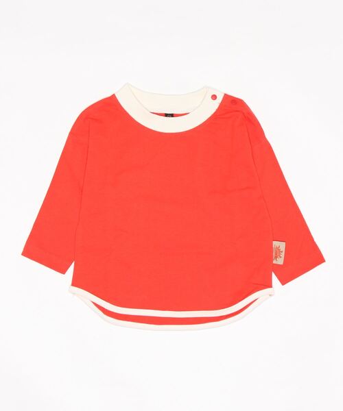 Life Support Products（ライフサポートプロダクツ）の「防汚加工ラウンドロンT（80～150cm）（Tシャツ/カットソー・キッズ・レッド/イエロー/ブルー/グリーン/ラベンダー/チャコール/ホワイト系その他/グレー系その他・90/100/110/120/80/130/95/140/150）」の20枚目の写真