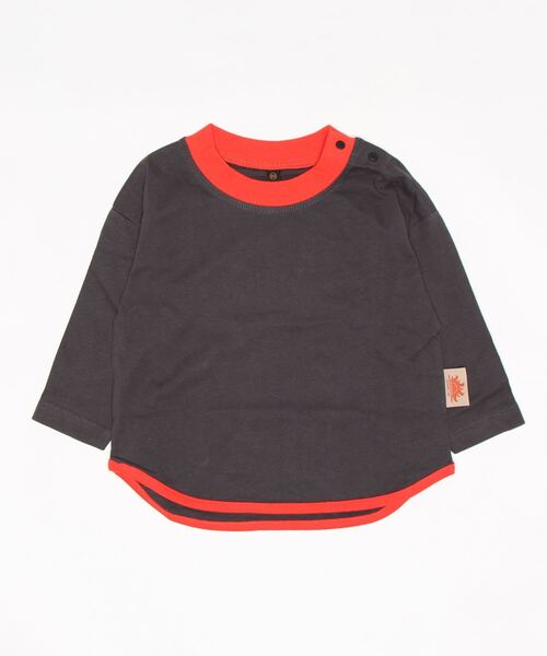 Life Support Products（ライフサポートプロダクツ）の「防汚加工ラウンドロンT（80～150cm）（Tシャツ/カットソー・キッズ・レッド/イエロー/ブルー/グリーン/ラベンダー/チャコール/ホワイト系その他/グレー系その他・90/100/110/120/80/130/95/140/150）」の18枚目の写真