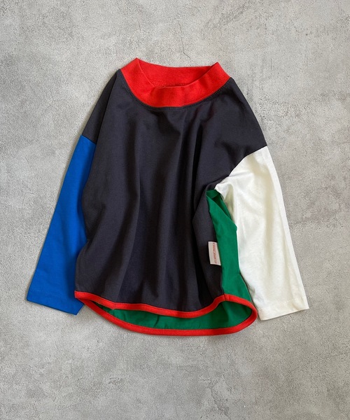 Life Support Products（ライフサポートプロダクツ）の「防汚加工ラウンドロンT（80～150cm）（Tシャツ/カットソー・キッズ・レッド/イエロー/ブルー/グリーン/ラベンダー/チャコール/ホワイト系その他/グレー系その他・90/100/110/120/80/130/95/140/150）」の9枚目の写真