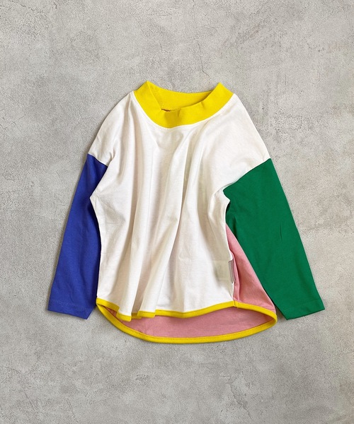 Life Support Products（ライフサポートプロダクツ）の「防汚加工ラウンドロンT（80～150cm）（Tシャツ/カットソー・キッズ・レッド/イエロー/ブルー/グリーン/ラベンダー/チャコール/ホワイト系その他/グレー系その他・90/100/110/120/80/130/95/140/150）」の10枚目の写真