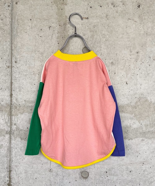 Life Support Products（ライフサポートプロダクツ）の「防汚加工ラウンドロンT（80～150cm）（Tシャツ/カットソー・キッズ・レッド/イエロー/ブルー/グリーン/ラベンダー/チャコール/ホワイト系その他/グレー系その他・90/100/110/120/80/130/95/140/150）」の12枚目の写真