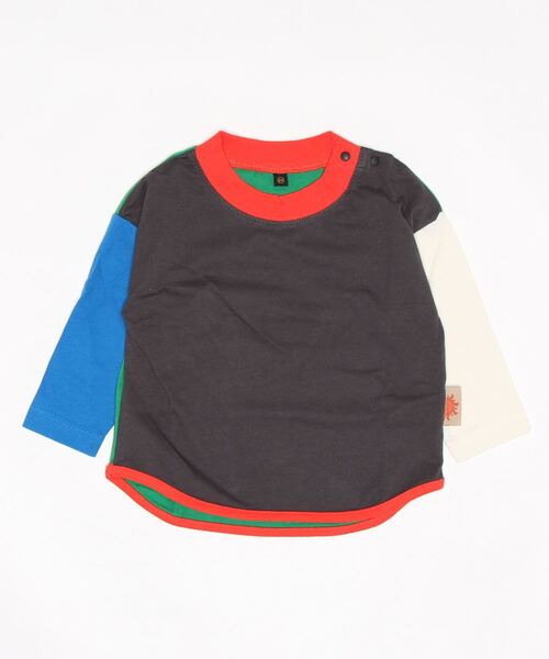 Life Support Products（ライフサポートプロダクツ）の「防汚加工ラウンドロンT（80～150cm）（Tシャツ/カットソー・キッズ・レッド/イエロー/ブルー/グリーン/ラベンダー/チャコール/ホワイト系その他/グレー系その他・90/100/110/120/80/130/95/140/150）」の16枚目の写真