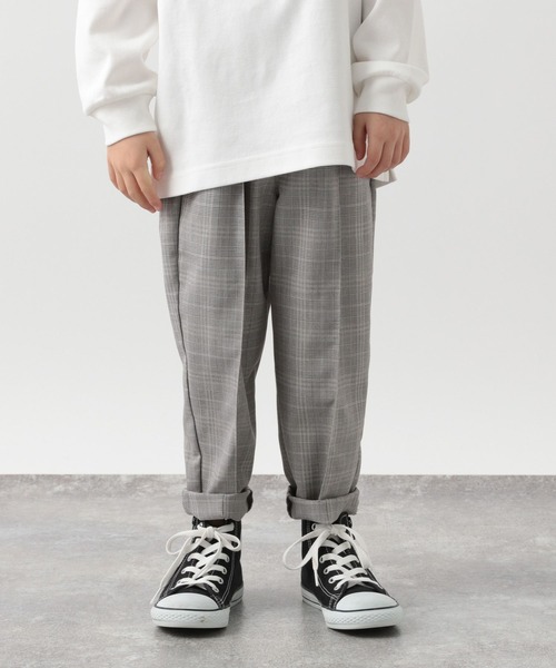 GLOBAL WORK(グローバルワーク)の「キッズ/イージーケアクロップド/255563(その他パンツ・キッズ・ブラック/グレー/グリーン系その他3/その他/ベージュ系その他3・110cm/100cm/120cm/130cm/140cm/150cm/160cm)」の2枚目の写真