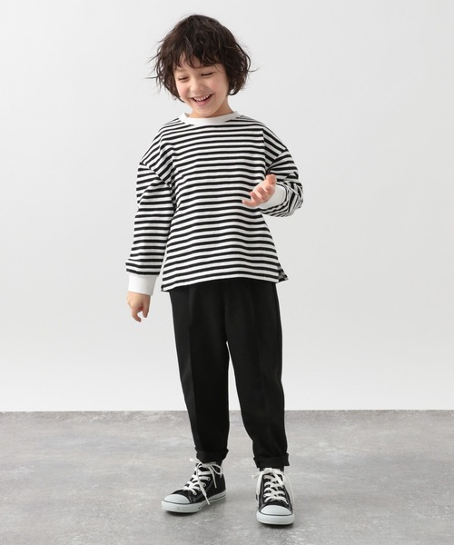 GLOBAL WORK(グローバルワーク)の「キッズ/イージーケアクロップド/255563(その他パンツ・キッズ・ブラック/グレー/グリーン系その他3/その他/ベージュ系その他3・110cm/100cm/120cm/130cm/140cm/150cm/160cm)」の8枚目の写真