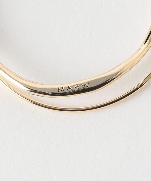 MARW UNITED ARROWS（マルゥ ユナイテッドアローズ）の「＜MARW UNITED ARROWS（マルゥ ユナイテッドアローズ）＞ HOOP P（ピアス（両耳用）・レディース・ゴールド/シルバー・FREE）」の5枚目の写真