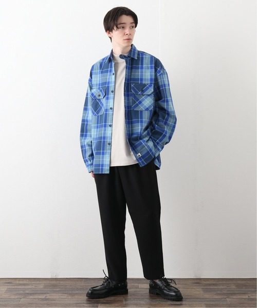 417 EDIFICE（フォーワンセブンエディフィス）の「【CAPSULE-T】  Essential モックネック（Tシャツ/カットソー・メンズ・ホワイト/ブラック/ベージュ・SMALL/MEDIUM/LARGE）」の4枚目の写真