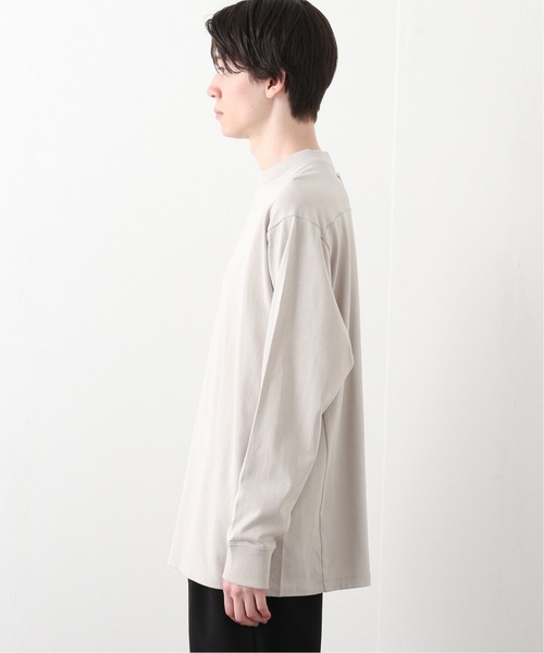 417 EDIFICE（フォーワンセブンエディフィス）の「【CAPSULE-T】  Essential モックネック（Tシャツ/カットソー・メンズ・ホワイト/ブラック/ベージュ・SMALL/MEDIUM/LARGE）」の6枚目の写真
