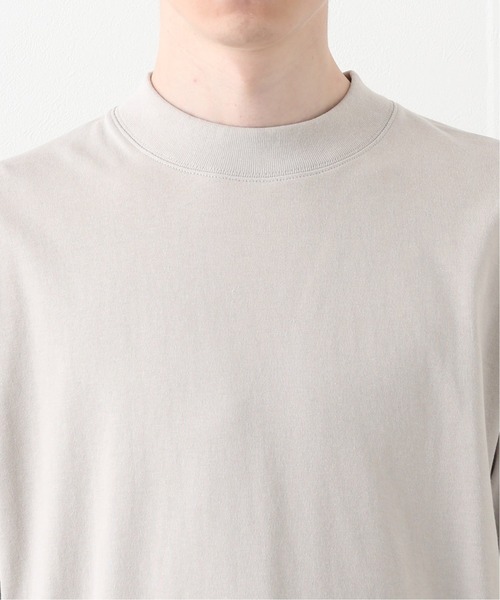 417 EDIFICE（フォーワンセブンエディフィス）の「【CAPSULE-T】  Essential モックネック（Tシャツ/カットソー・メンズ・ホワイト/ブラック/ベージュ・SMALL/MEDIUM/LARGE）」の8枚目の写真