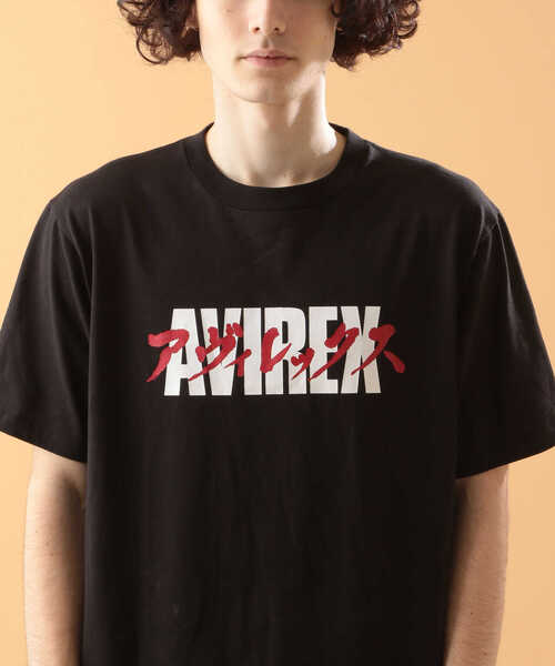 AVIREX（アヴィレックス）の「カタカナ ロゴ Tシャツ / KATAKANA LOGO T-SHIRT / アヴィレックス / AVIREX（Tシャツ/カットソー・メンズ・オフホワイト/ブラック/グリーン/カーキ・LARGE/X-LARGE/XX-LARGE/MEDIUM）」の14枚目の写真