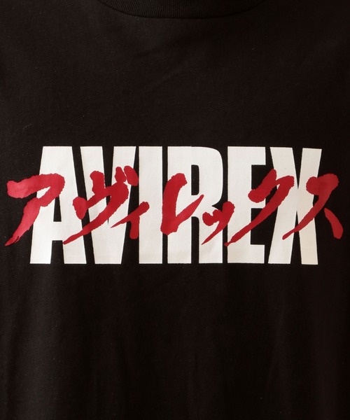 AVIREX（アヴィレックス）の「カタカナ ロゴ Tシャツ / KATAKANA LOGO T-SHIRT / アヴィレックス / AVIREX（Tシャツ/カットソー・メンズ・オフホワイト/ブラック/グリーン/カーキ・LARGE/X-LARGE/XX-LARGE/MEDIUM）」の13枚目の写真