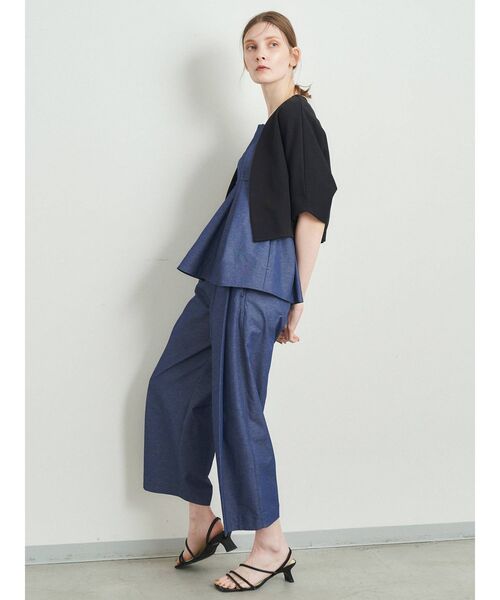 ELENDEEK（エレンディーク）の「タックカーディガンブルゾン（ブルゾン・レディース・ブラック/ラベンダー/ベージュ・FREE）」の6枚目の写真