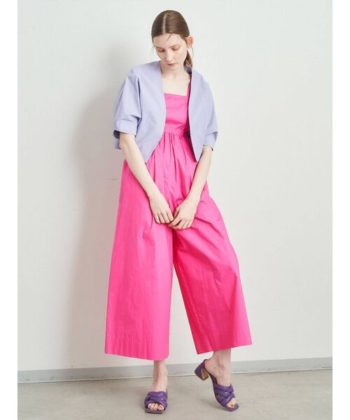 ELENDEEK（エレンディーク）の「タックカーディガンブルゾン（ブルゾン・レディース・ブラック/ラベンダー/ベージュ・FREE）」の8枚目の写真