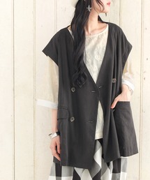 osharewalker | 『風合いリネン混ジレベスト』(ベスト)