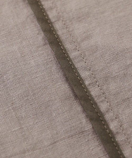 osharewalker（オシャレウォーカー）の「【廃盤】『風合いリネン混ジレベスト』（ベスト・レディース・ブラック/モカ・FREE）」の20枚目の写真