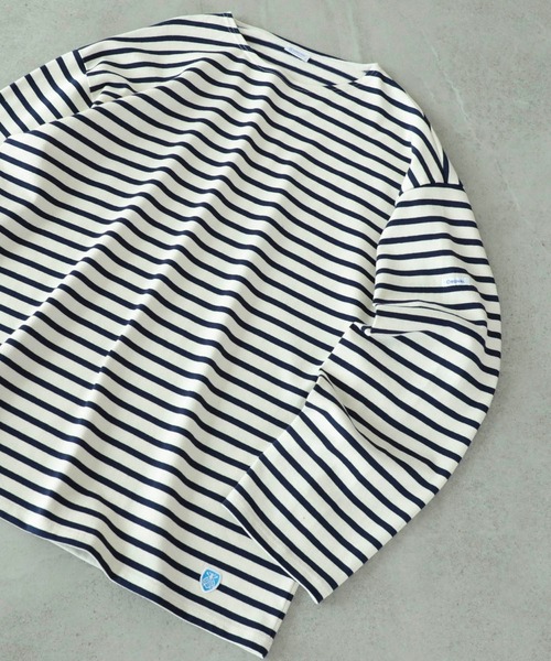 ORCIVAL（オーシバル）の「ORCIVAL / Crewneck Long Sleeve（Tシャツ/カットソー・メンズ・ホワイト/ネイビー/オフホワイト・4/3/5）」の3枚目の写真