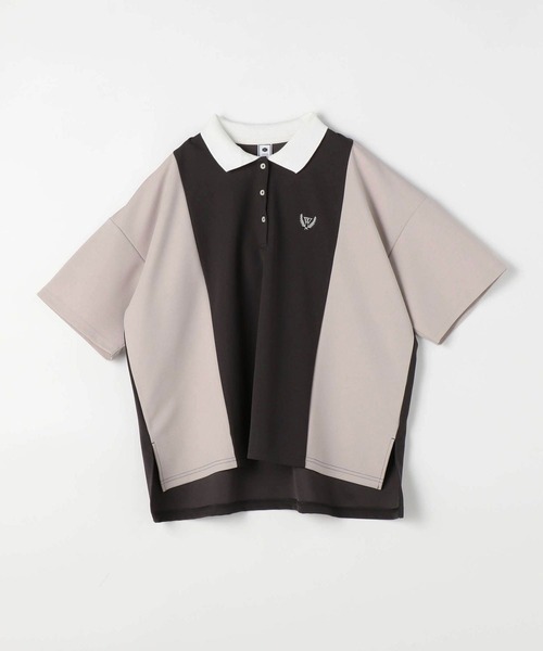 179/WG（イチナナキュウダブルジー）の「ブロッキングポロシャツ（ポロシャツ・レディース・チャコールグレー/グリーン/ボルドー・FREE）」の5枚目の写真