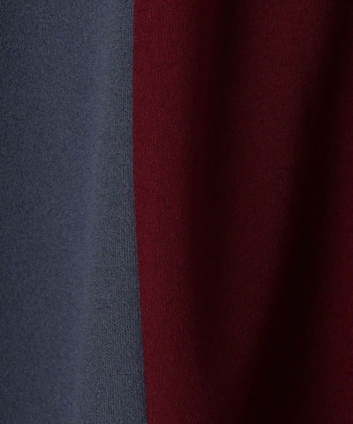 179/WG（イチナナキュウダブルジー）の「ブロッキングポロシャツ（ポロシャツ・レディース・チャコールグレー/グリーン/ボルドー・FREE）」の12枚目の写真